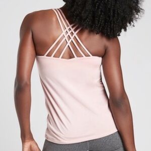 Athleta Pink Strappy Tank Top
